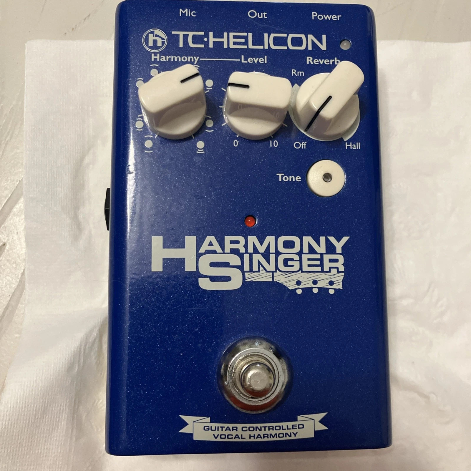 TC Helicon Harmony Singer Version 1 Vocal Harmonizer Reverb Effects Pedal