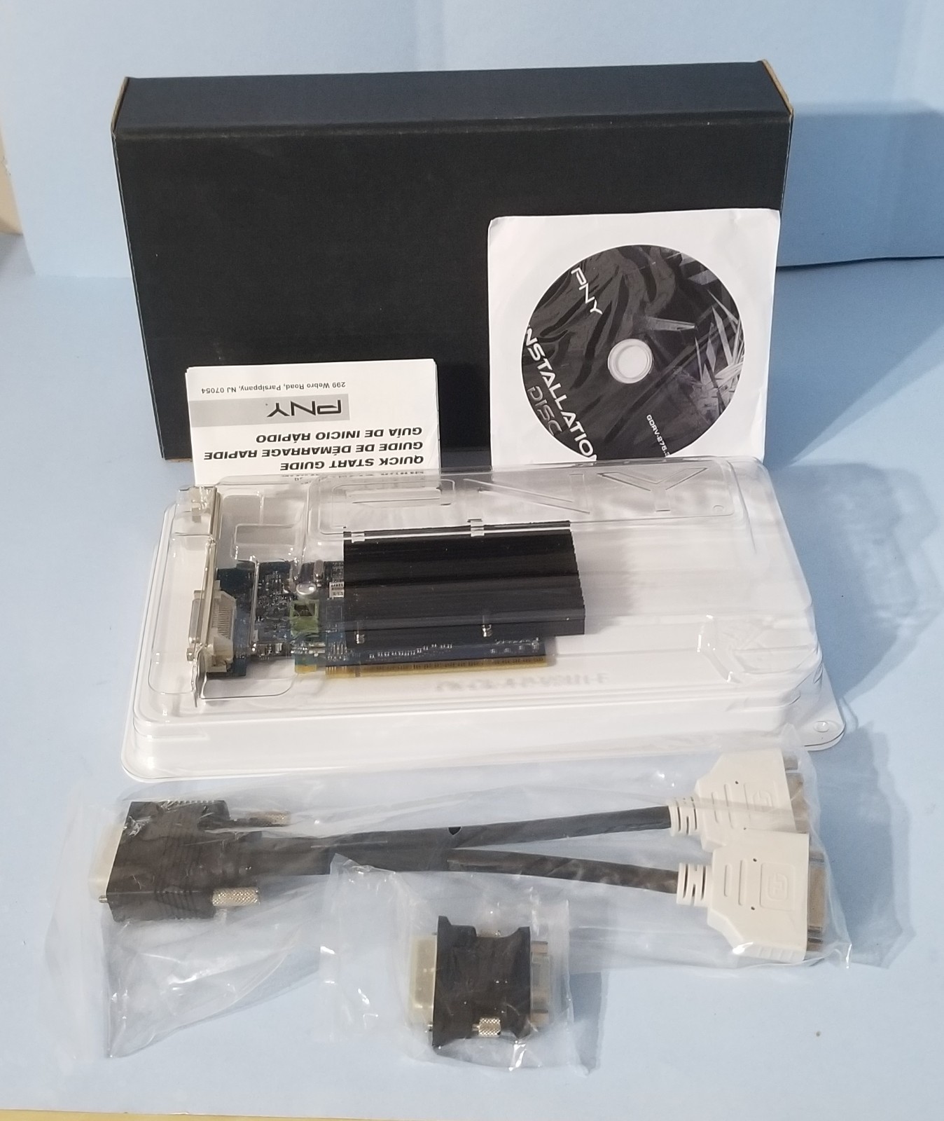 PNY NVIDIA GeForce 8400 GS 1GB DDR3 PCIe 2.0 Video Card  VCG84DMS1D3SXPB-CG
