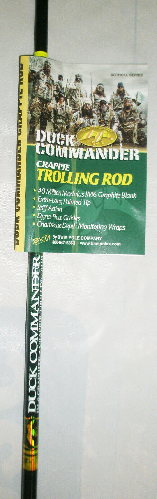 25% OFF BnM DUCK COMMANDER TROLLING CRAPPIE POLE BY B'N'M 14' DCTROLL143 B&M