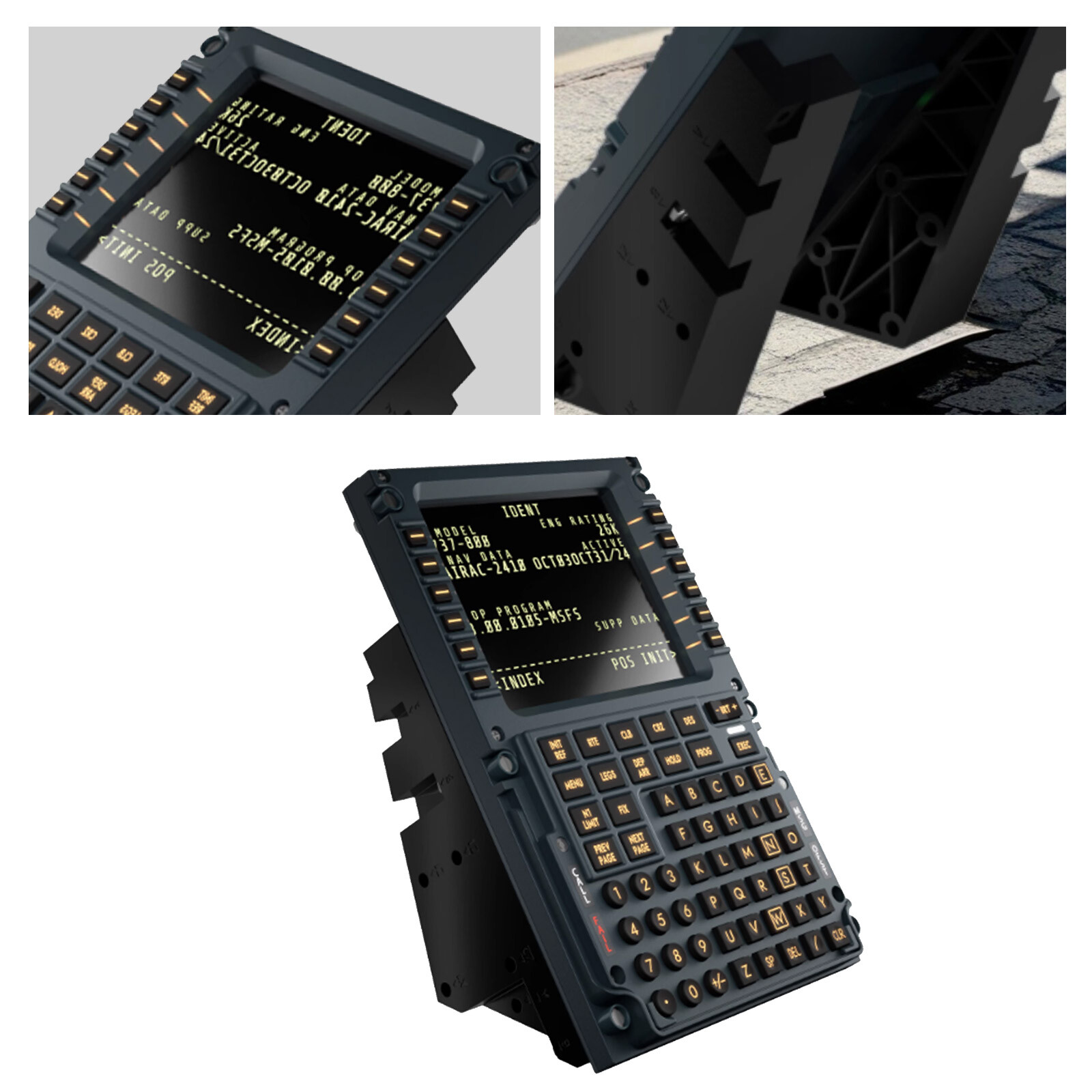 Winwing A3xx Mcdu Flight Control Panel Simulator Compatible W/ X-plane Msfs BzHR