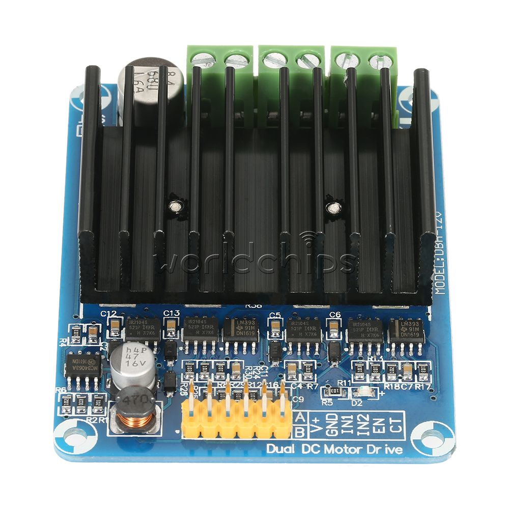 30A Motor Drive 5V-15V Dual channel H bridge Module Controller DHB-01A