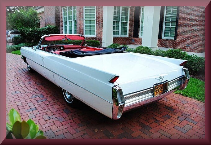 1964 Cadillac DeVille convertible White, Toolbox - Refrigerator Magnet, 42 MIL