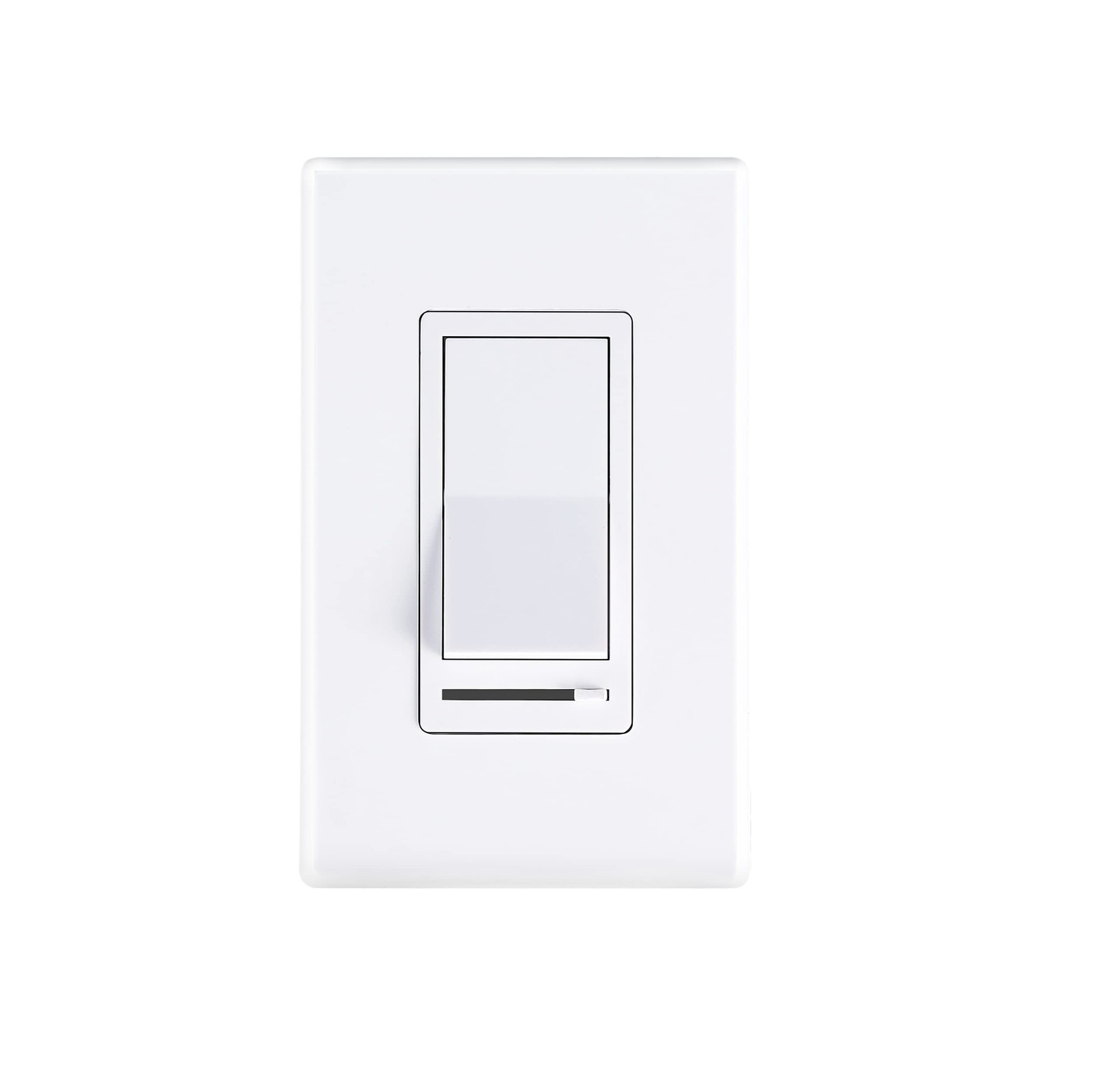 Dimmable Light Switch, In Wall Mount, Works with LED CFL Bulbs, 600W, White