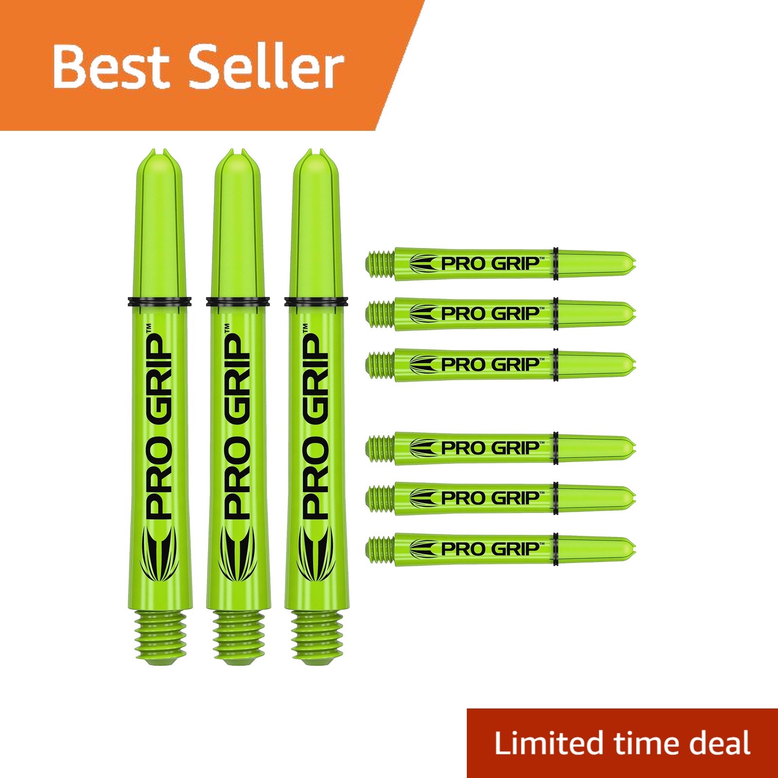 Target Darts Intermediate Green Dart Shafts 41mm