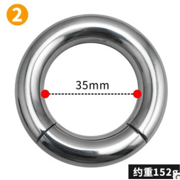 Male Stainless Steel Ball Stretcher Weight Heavy Magnetic Ball Stretching Weight