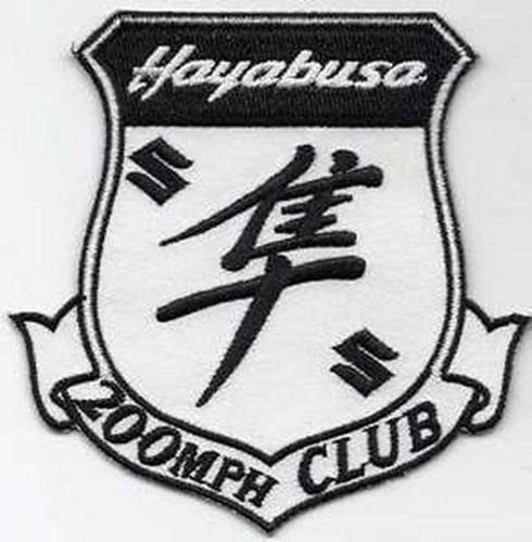 HAYABUSA 200MPH CLUB SUZUKI Embroidered NEW Biker Patch