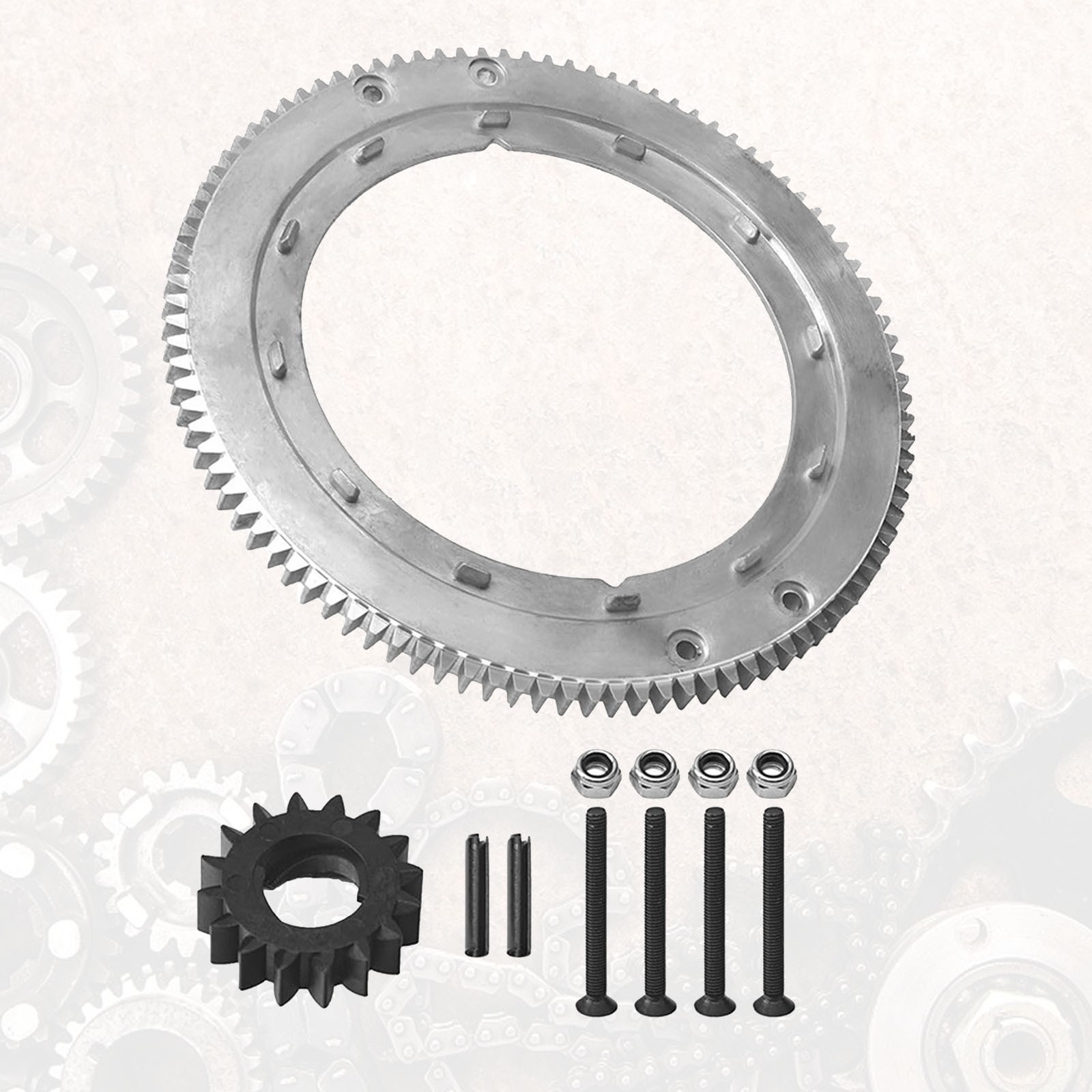 1 Set Flywheel Ring Gear for Briggs & Stratton 19G412-1180-E2 Misc Tool