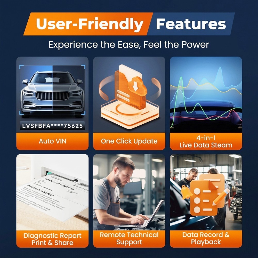 FX6100 Car Scanner OBD2 Bidirectional All Systems Diagnostic Tool FCA AutoAuth