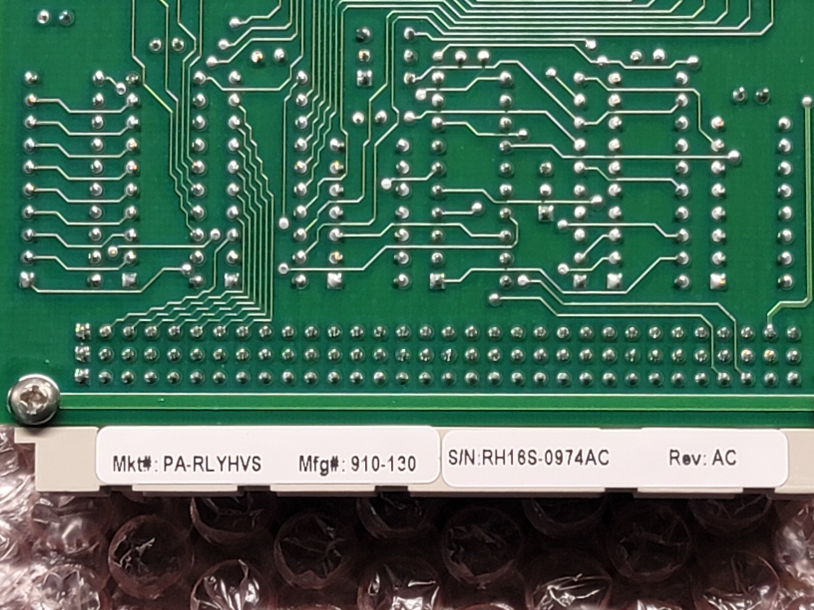 Brooks Automation BRD-PAL-RLYHVS-A REV-A