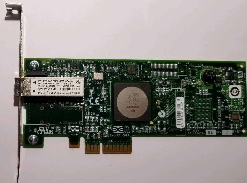 Finisar Fibre Channel Bus Adapter FTLF8524E2GNL-EM 850 Emulex PCI Express