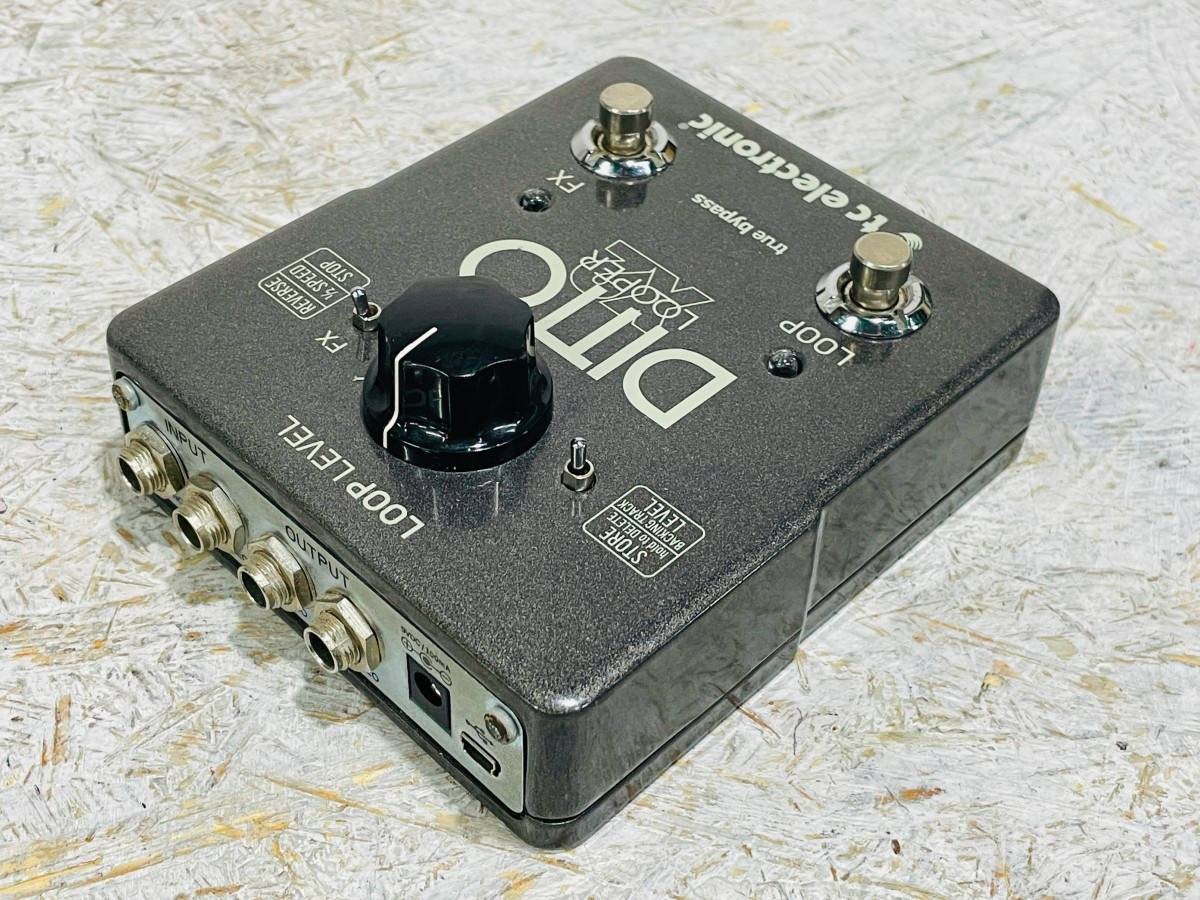TC Electronic Ditto X2 Looper Guitar Pedal Used, 2 Switches, No Accessories
