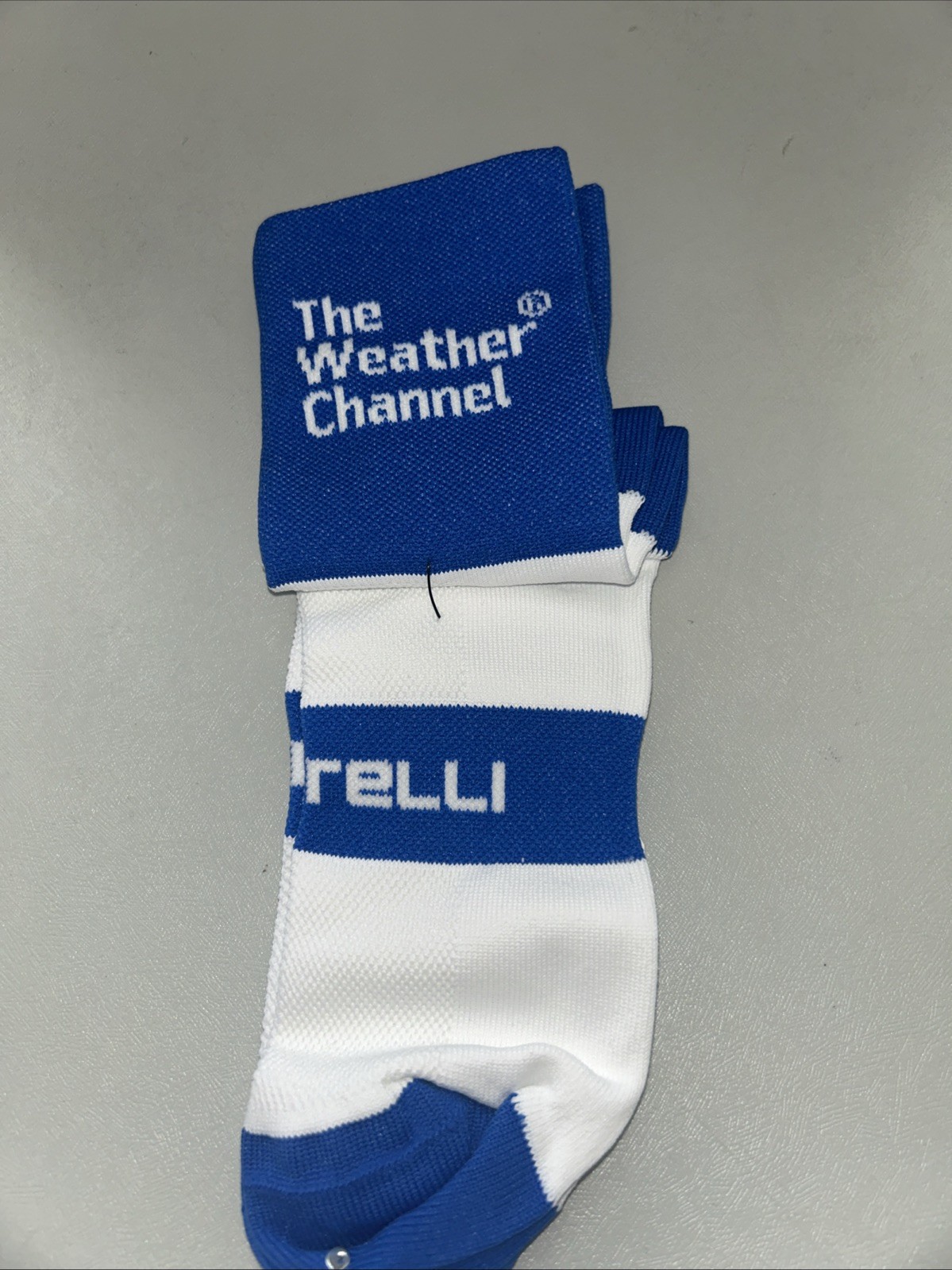 Castelli The Weather Channel Summer Cycling Socks One Pair L/XL New W Tags