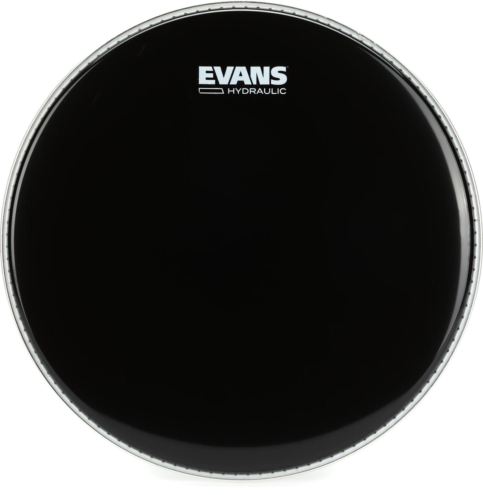 Evans Hydraulic Black Drumhead - 13 inch + Evans TT12RBG Value Bundle