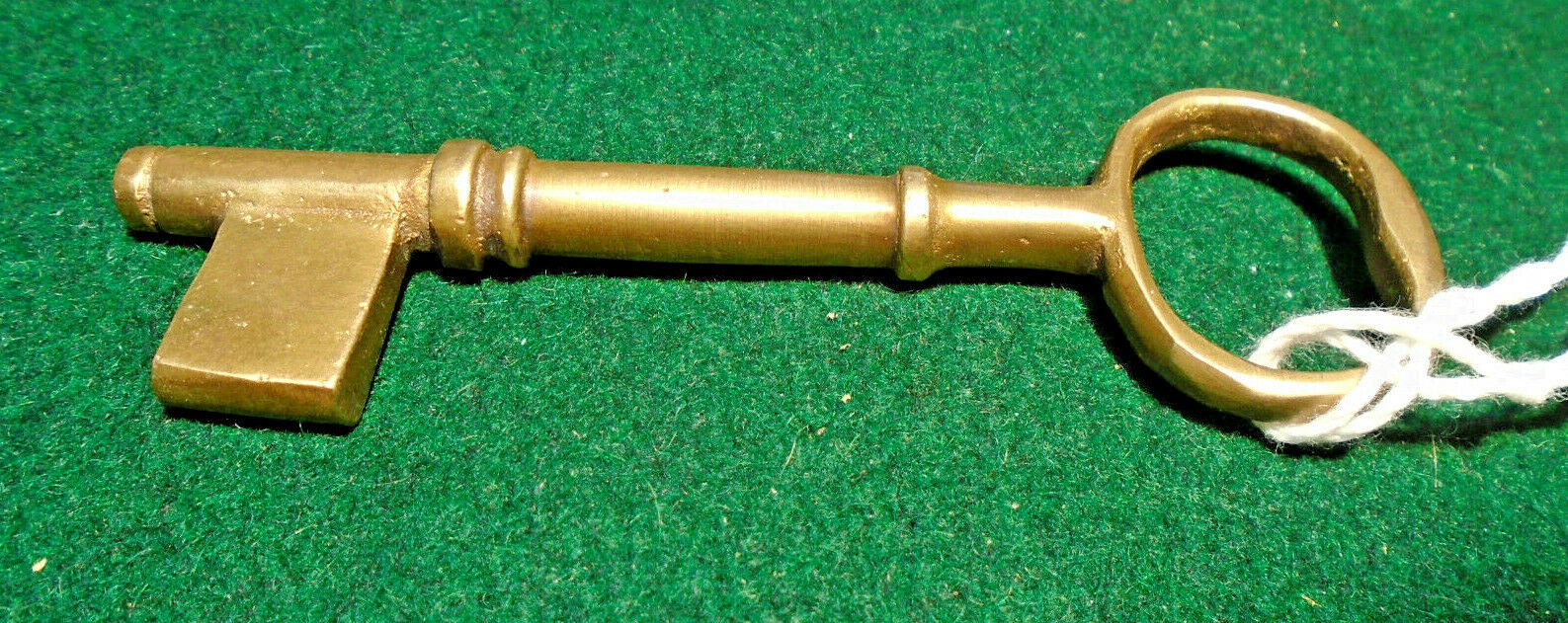 3 3/4" BRASS BIT KEY BLANK with TAPERED END - PERFECT for OLD RIM LOCKS (33096)