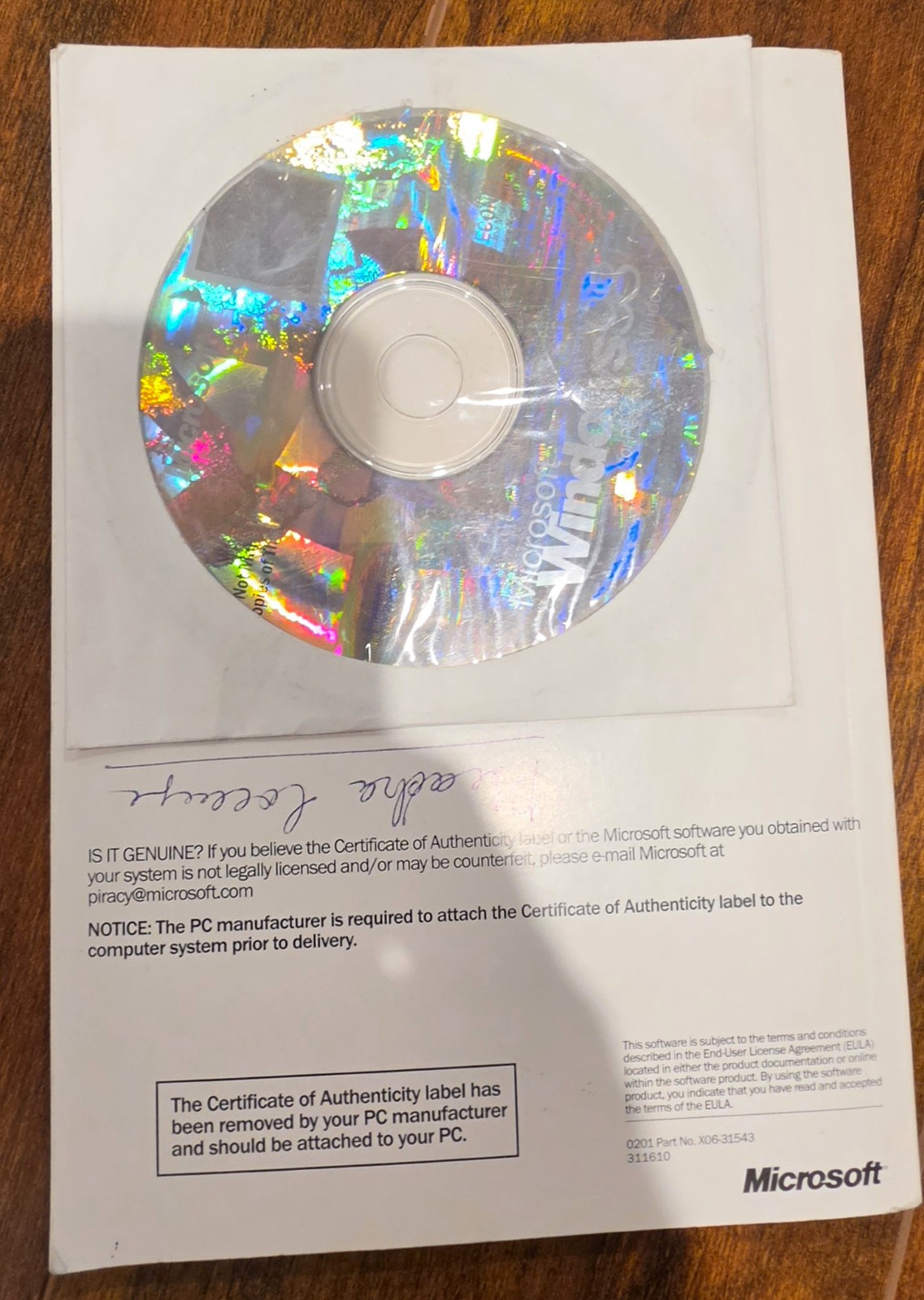 USED WINDOWS 98 SE CD AND BOOT DISK WITHOUT KEY
