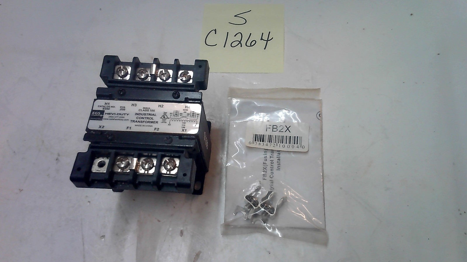 ROHS 2002/95/EC E050 CONTROL TRANSFORMER