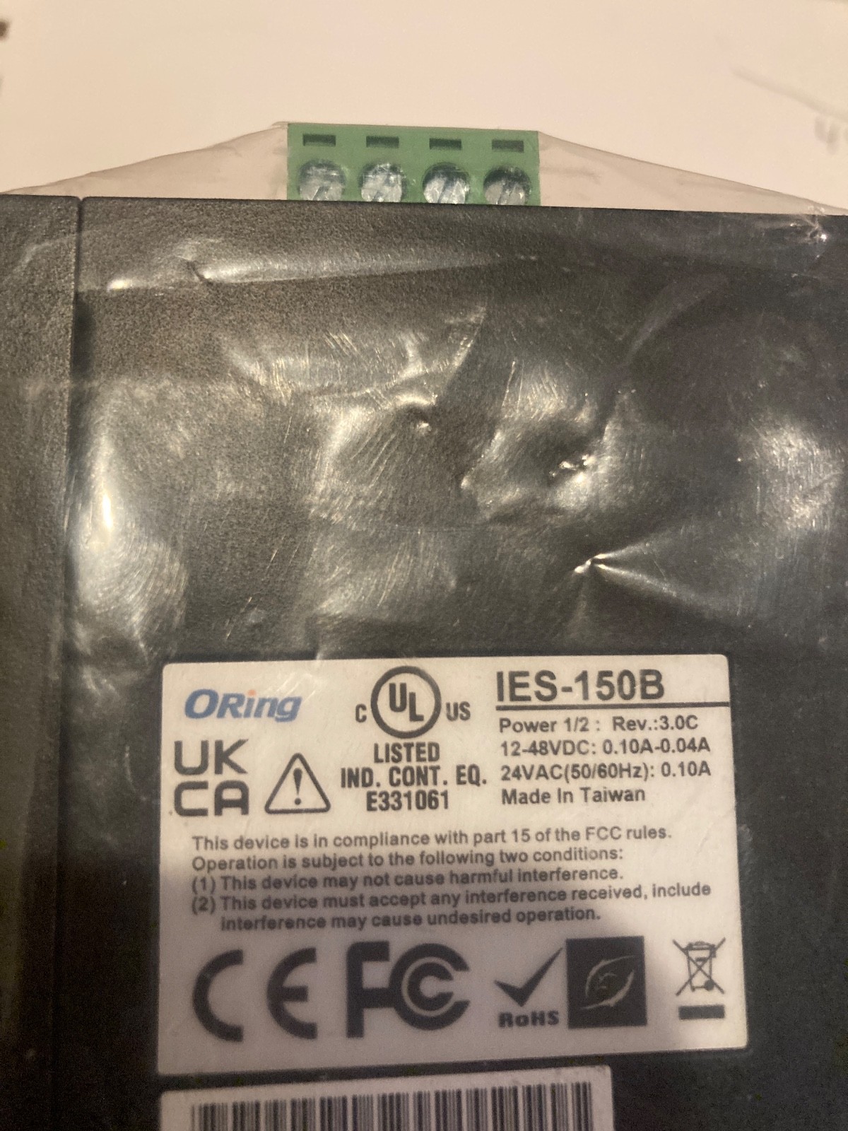 Weidmuller IES-150B Switch, 5 Ports
