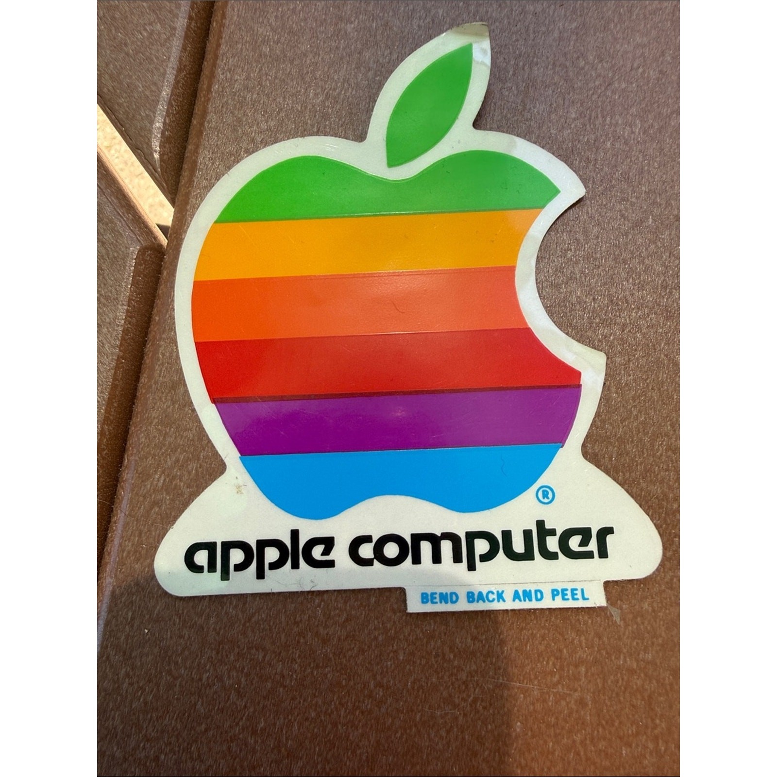Vintage Apple Computer Sticker 80s