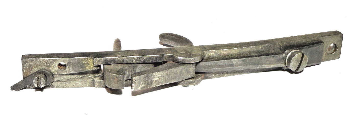 Vintage Double Set Trigger Assembly Hawken Black Powder