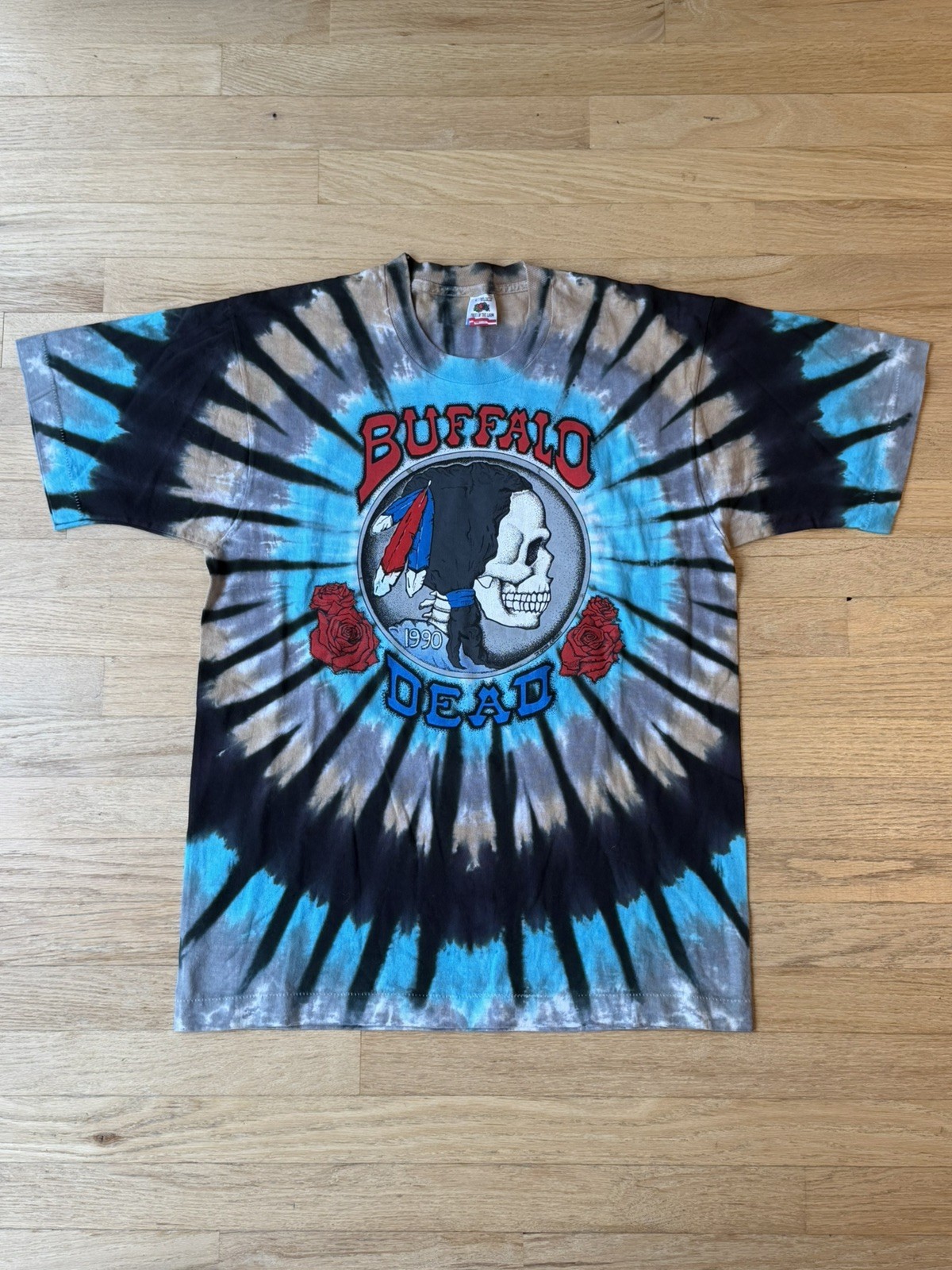 Rare  Vintage 1990 Grateful Dead Buffalo NY Crosby Stills & Nash Tour Tshirt  L