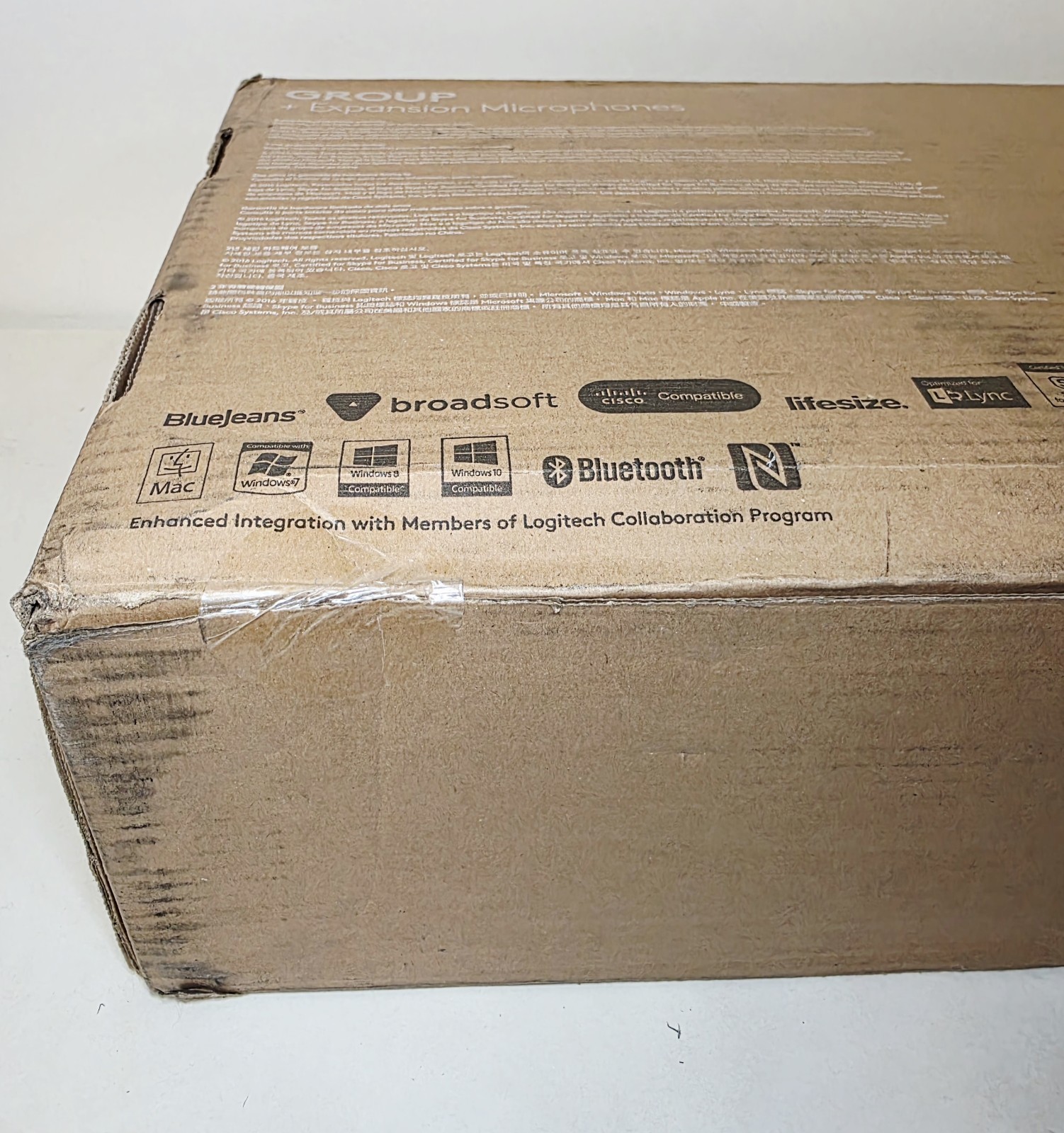 Logitech Group Video Conferencing Bundle + Expansion Mics 960-001060 SEALED