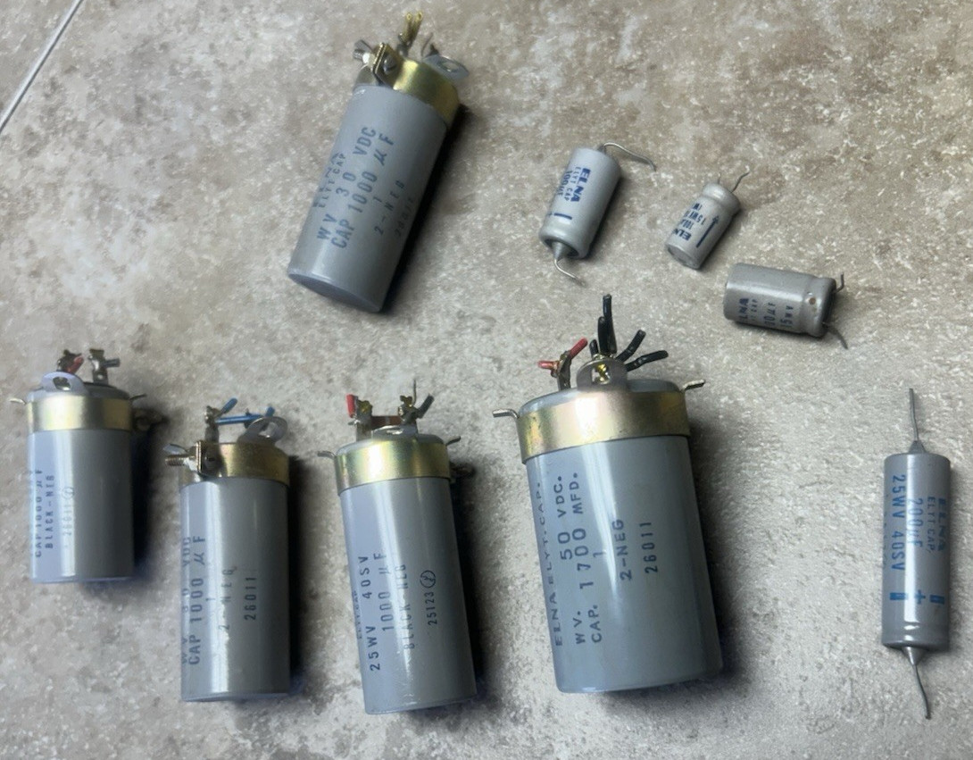 Kenwood TK-60 Capacitor Brackets Parts As Is