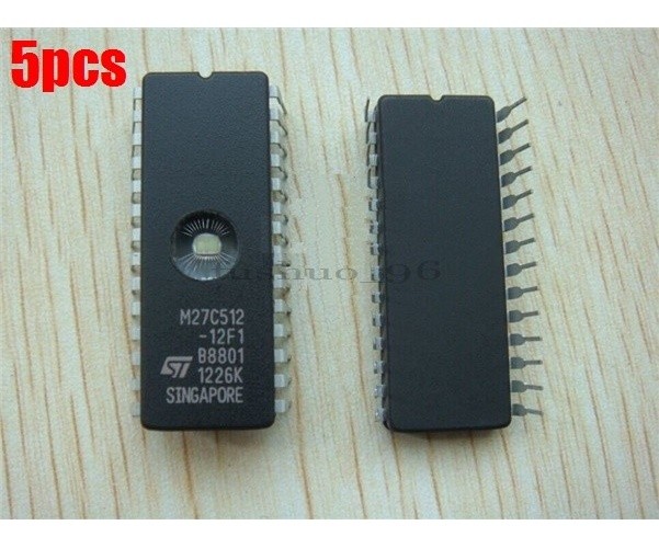 5Pcs St Date Code: 10+ DIP-28 M27C512 M27C512-12F1 New Ic yk *le