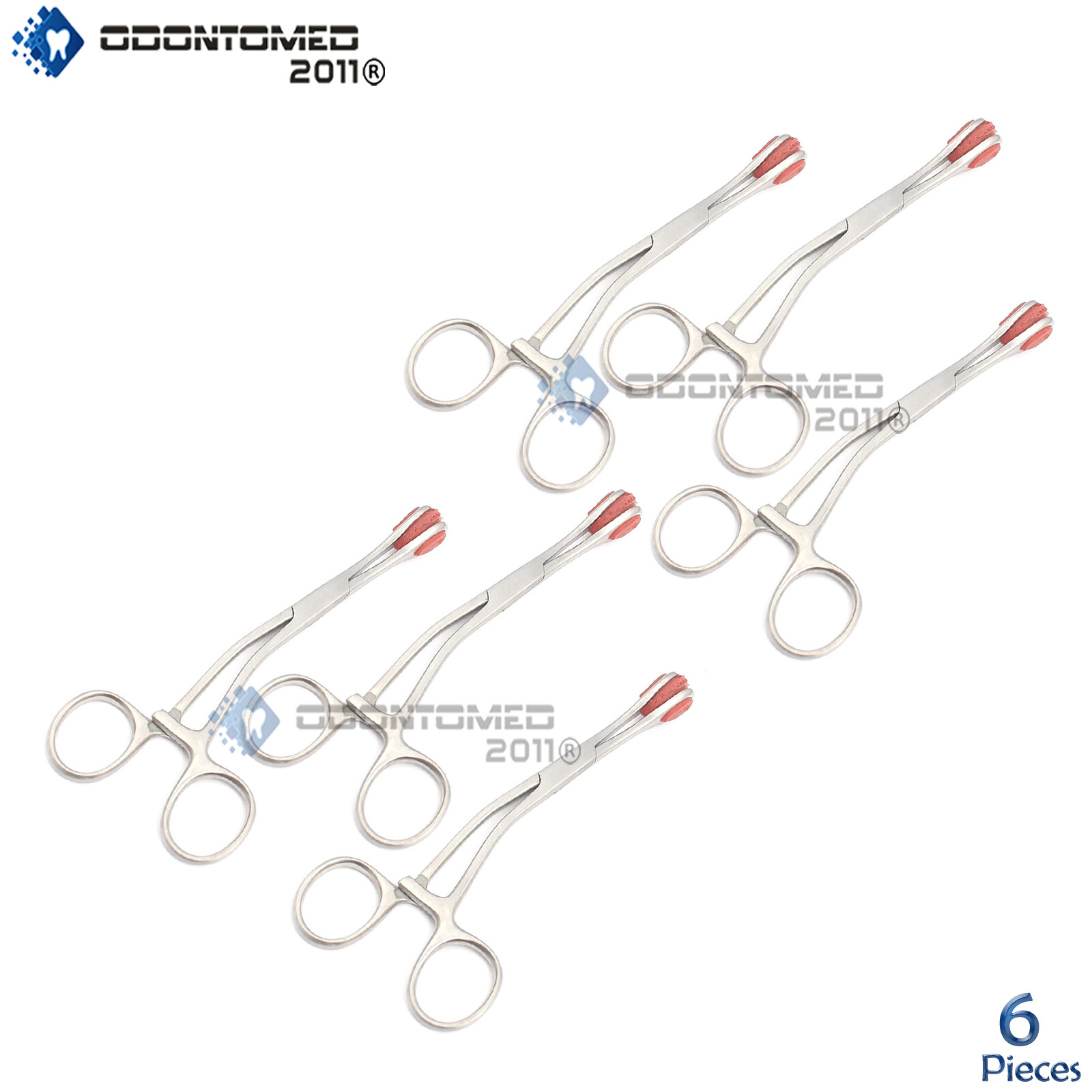 6 Young Tongue Forceps Surgical Oral Medical Instruments