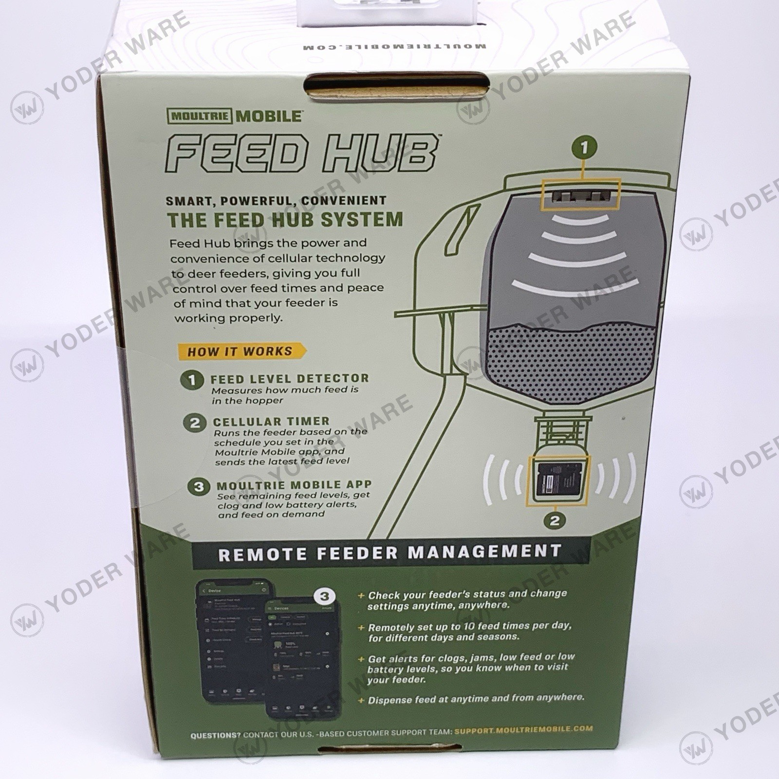 Moultrie Mobile Feed Hub Universal Cellular Timer Feeder Monitor w/ Alerts NEW