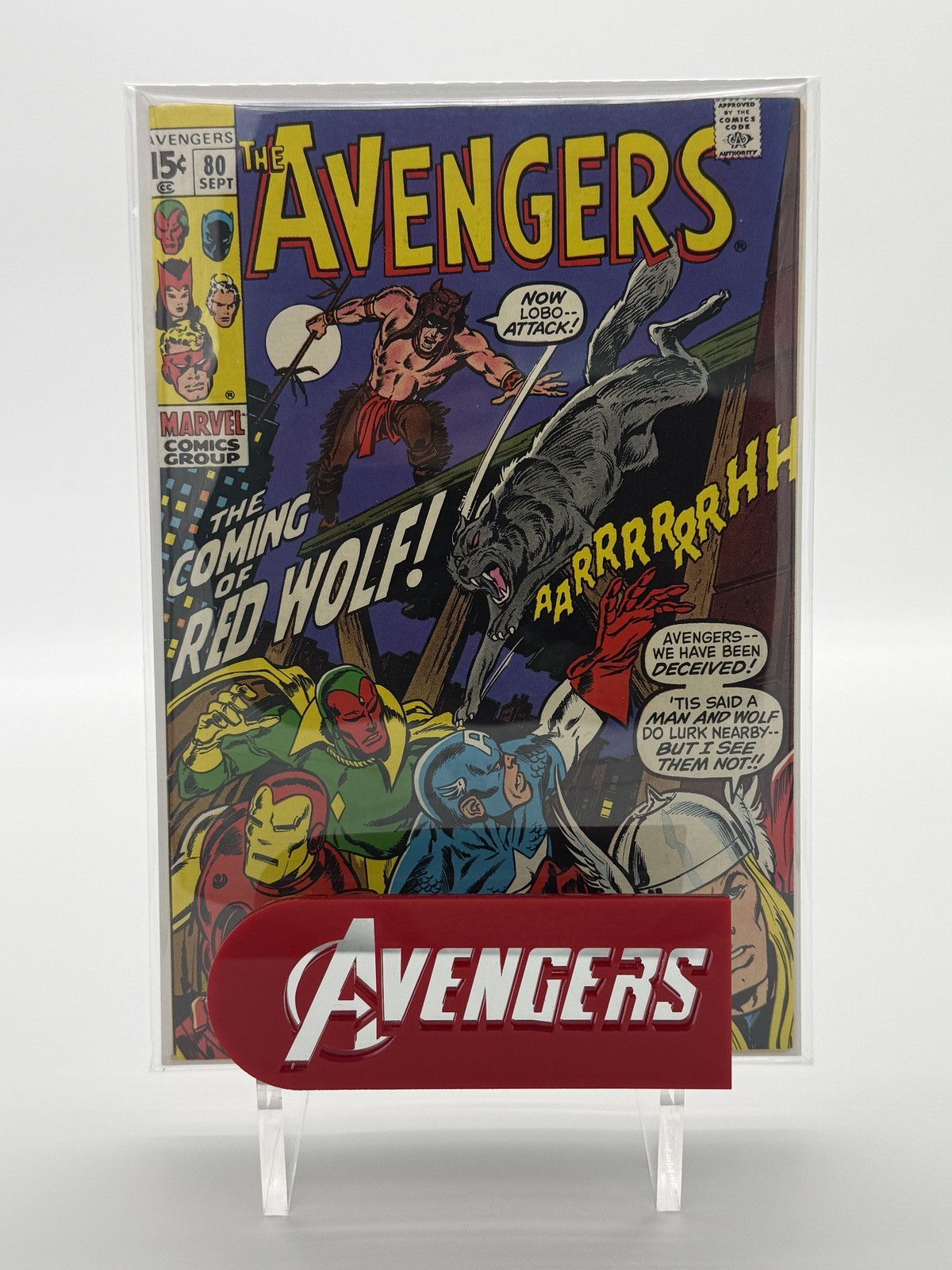 Custom Comic Book Stand - Avengers (Red/Mirror/Bullet) Laser Cut/Not 3D Prnt