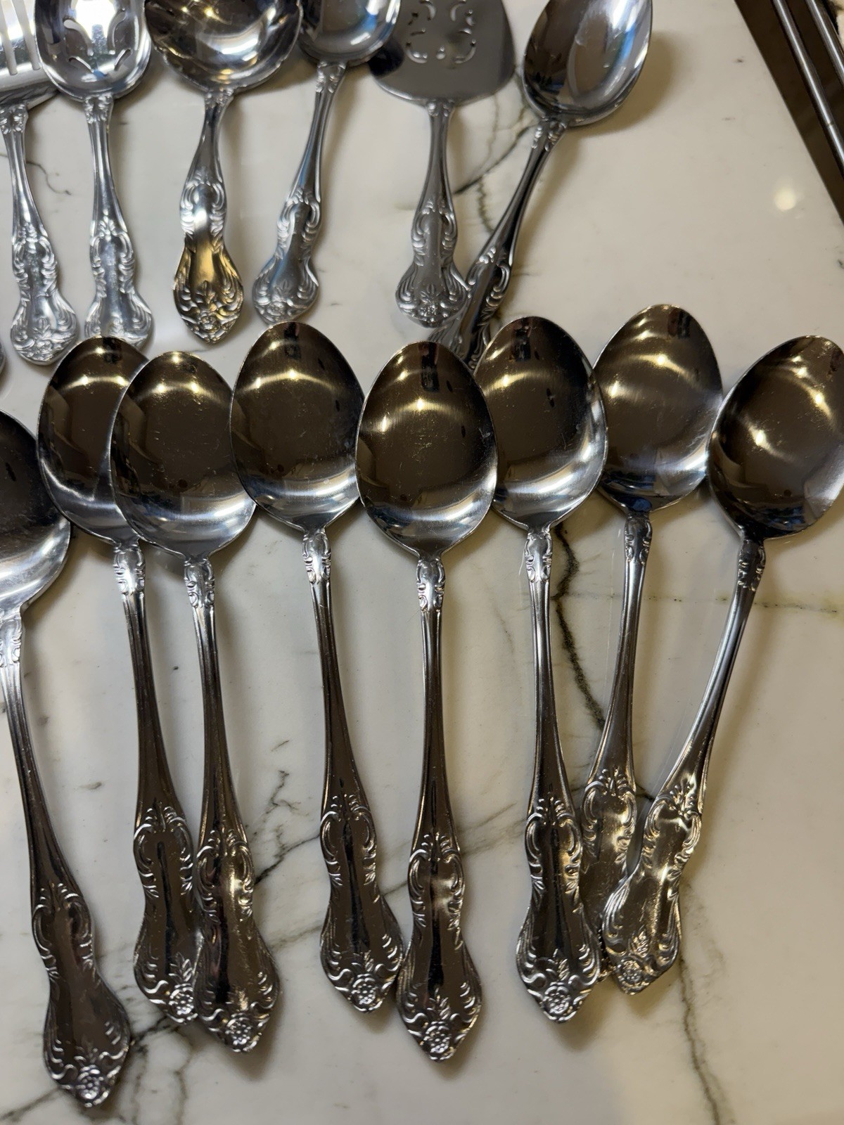 29 Piece Flatware Set Embassy Classic Stainless Valhalla Japan
