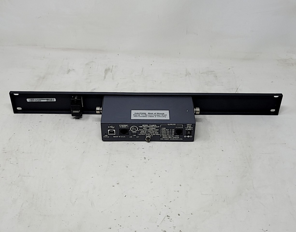 RAULAND TCAMCS e130982 Digital Clock with Rackmount