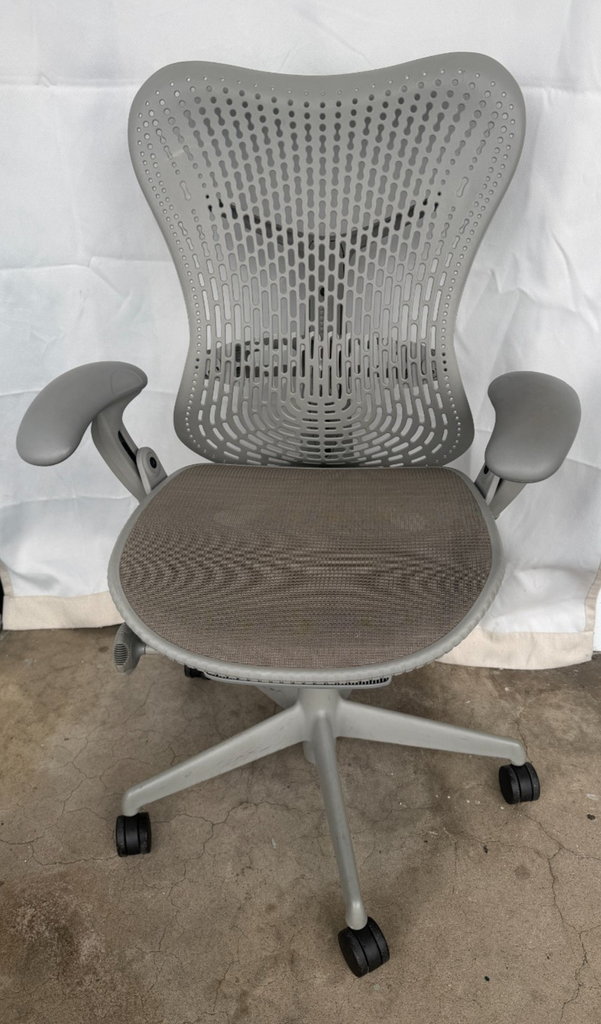 Herman Miller Mirra 1 Adjustable Office Chair Shadow Gray Frame & Color LOCAL PU