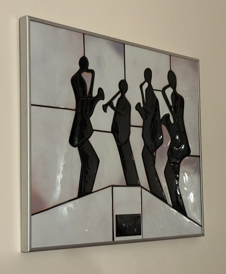 MCM SHIRLEY ROSENTHAL Buffalo NY Amherst Saxophone Quartet Master Enamel Copper