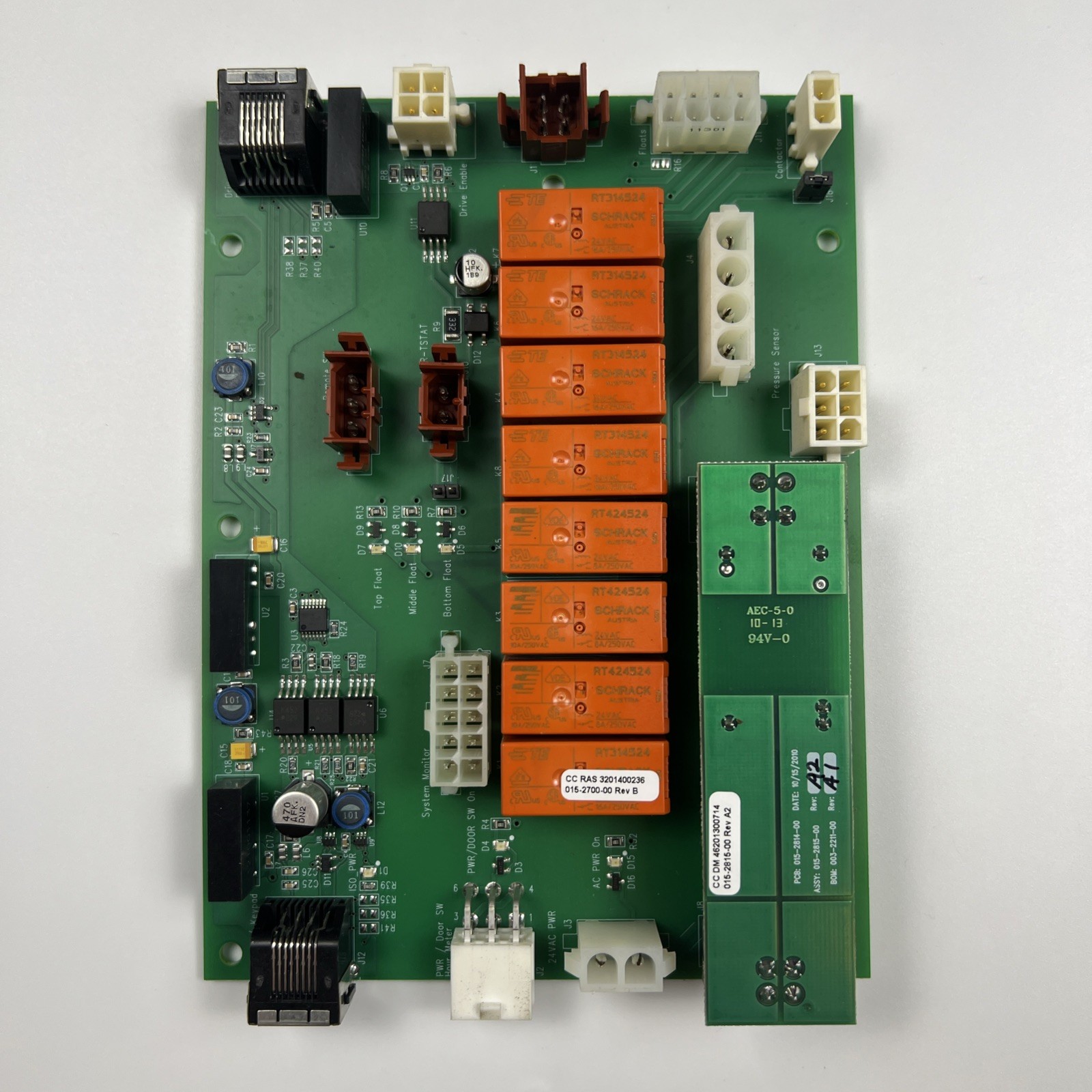 Midmark Dental Power Vac G Main PC Board 015-2700-00