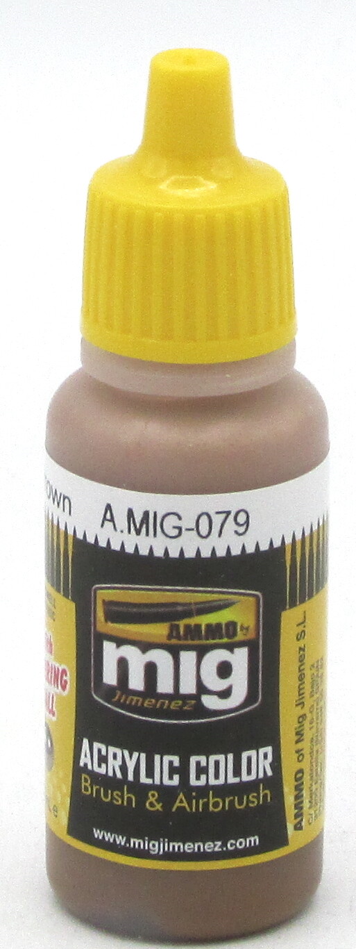 Ammo AMIG-079 Clay Brown (17ml) Acrylic Paint by Mig Jimenez German Vehicles