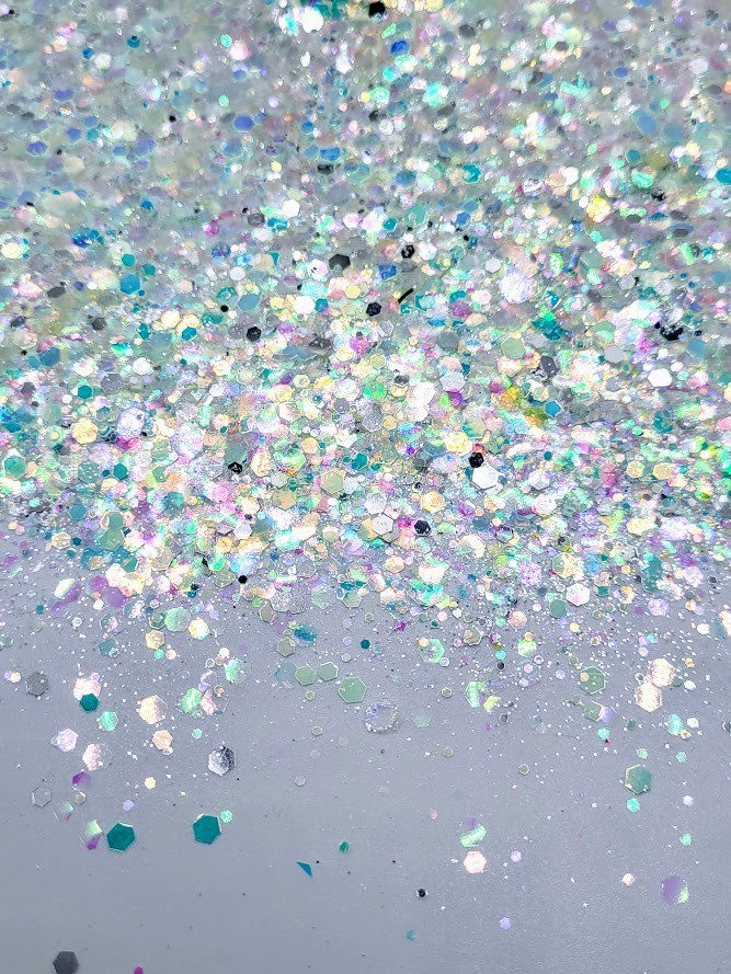 Glow-in-the-Dark Chunky White Glitter - FireFlies 3 oz.