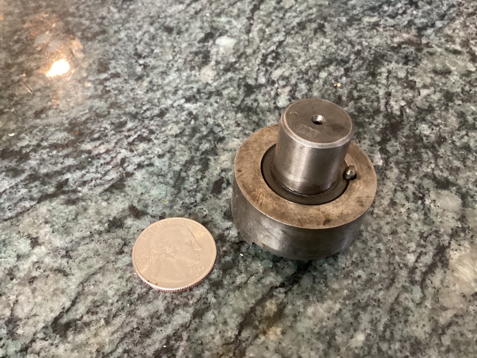 wilson rockwell tester anvil with carbide insert wear part pad BASE 3/4 pilot