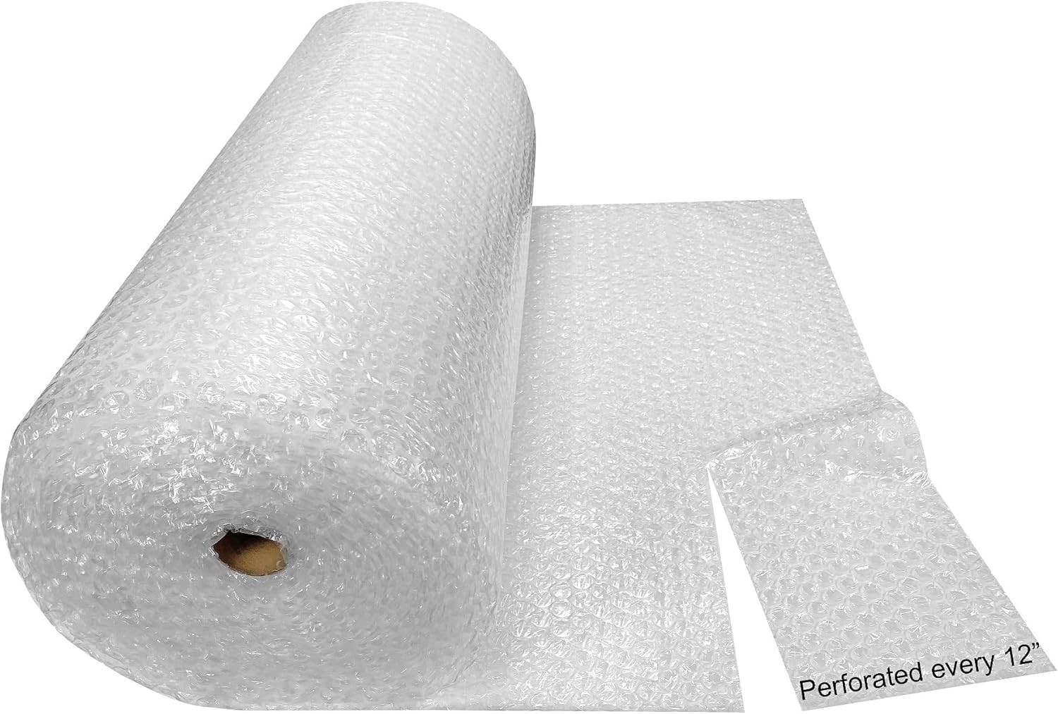 Bubble Cushioning Wrap Roll 48" Wide x 100 ft - Medium Bubbles 5/16", Clear