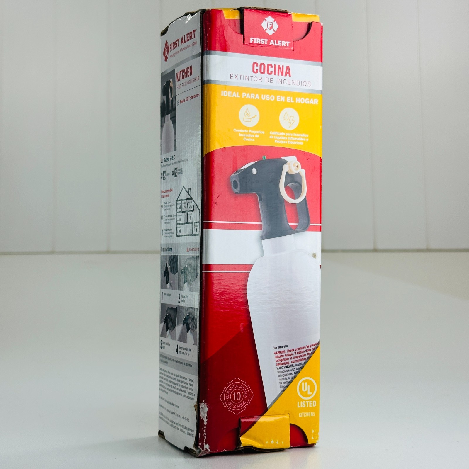 First Alert Kitchen 2 lb Fire Extinguisher OSHA/US Coast Guard Agency Approval