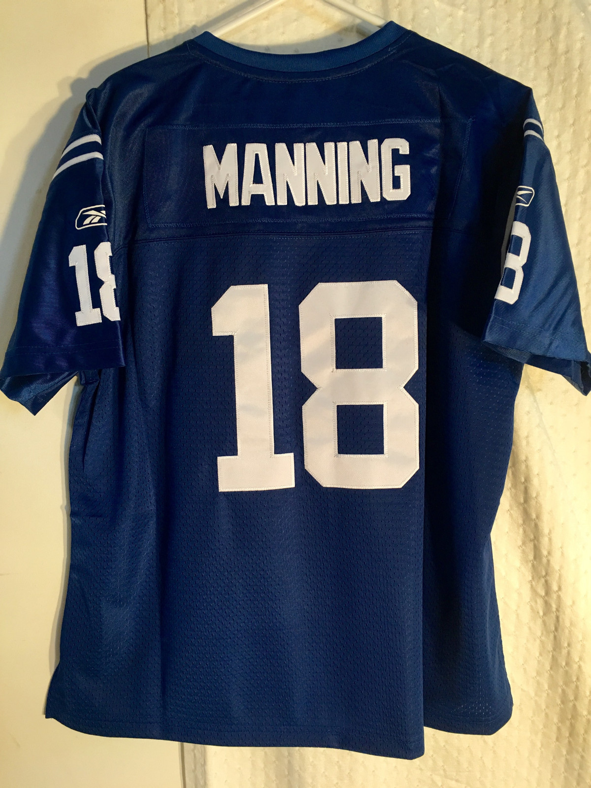 Reebok Women's Premier NFL Jersey INDIANAPOLIS Colts Peyton Manning Blue sz XL