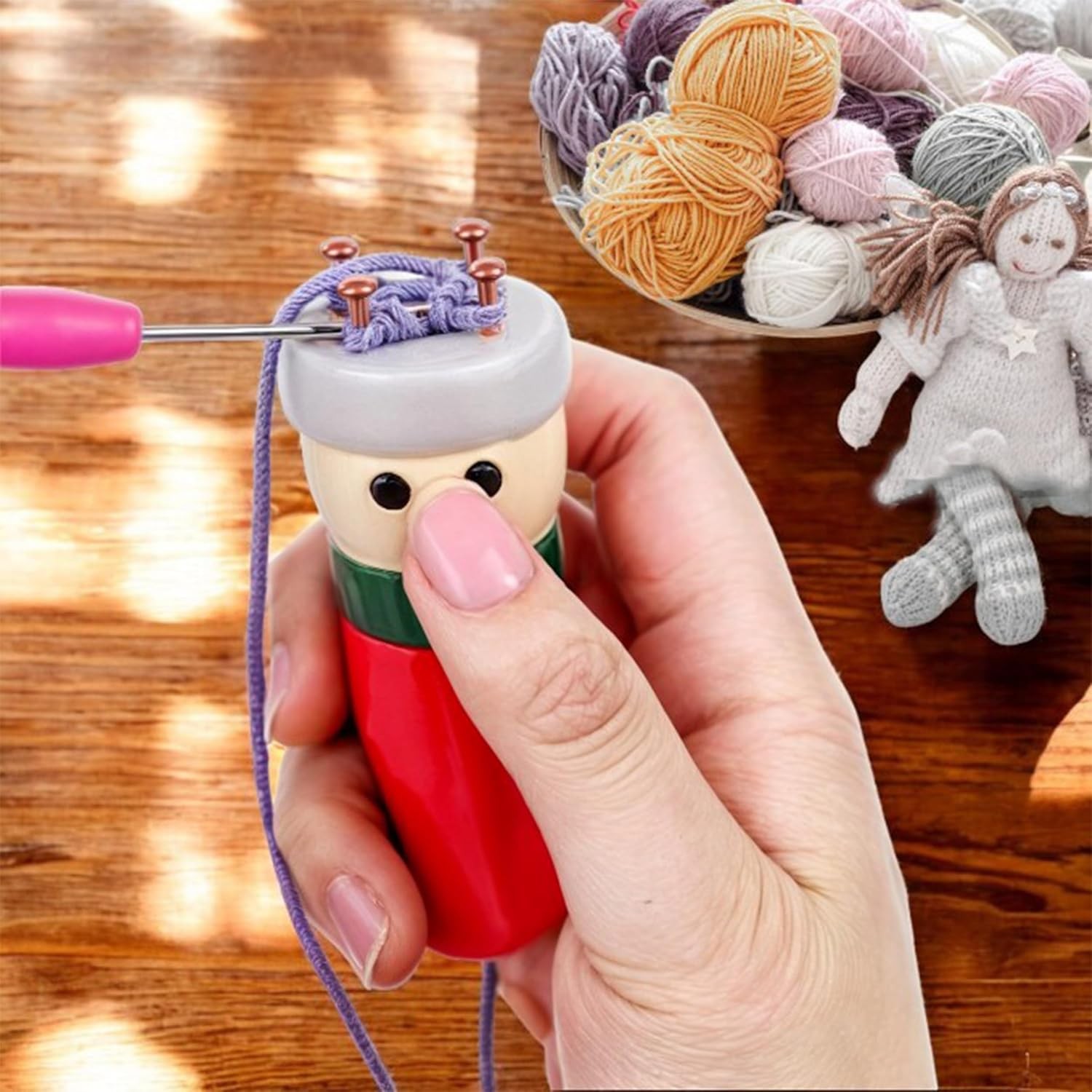 French knitting doll loom kit