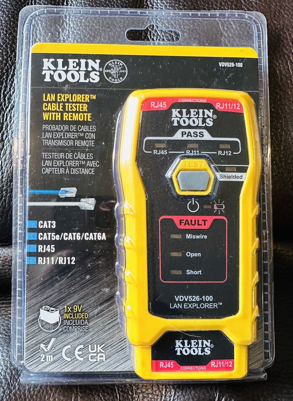 Klein Tools Data Cable Tester VDV526-100 LAN Explorer w/ Remote New Sealed