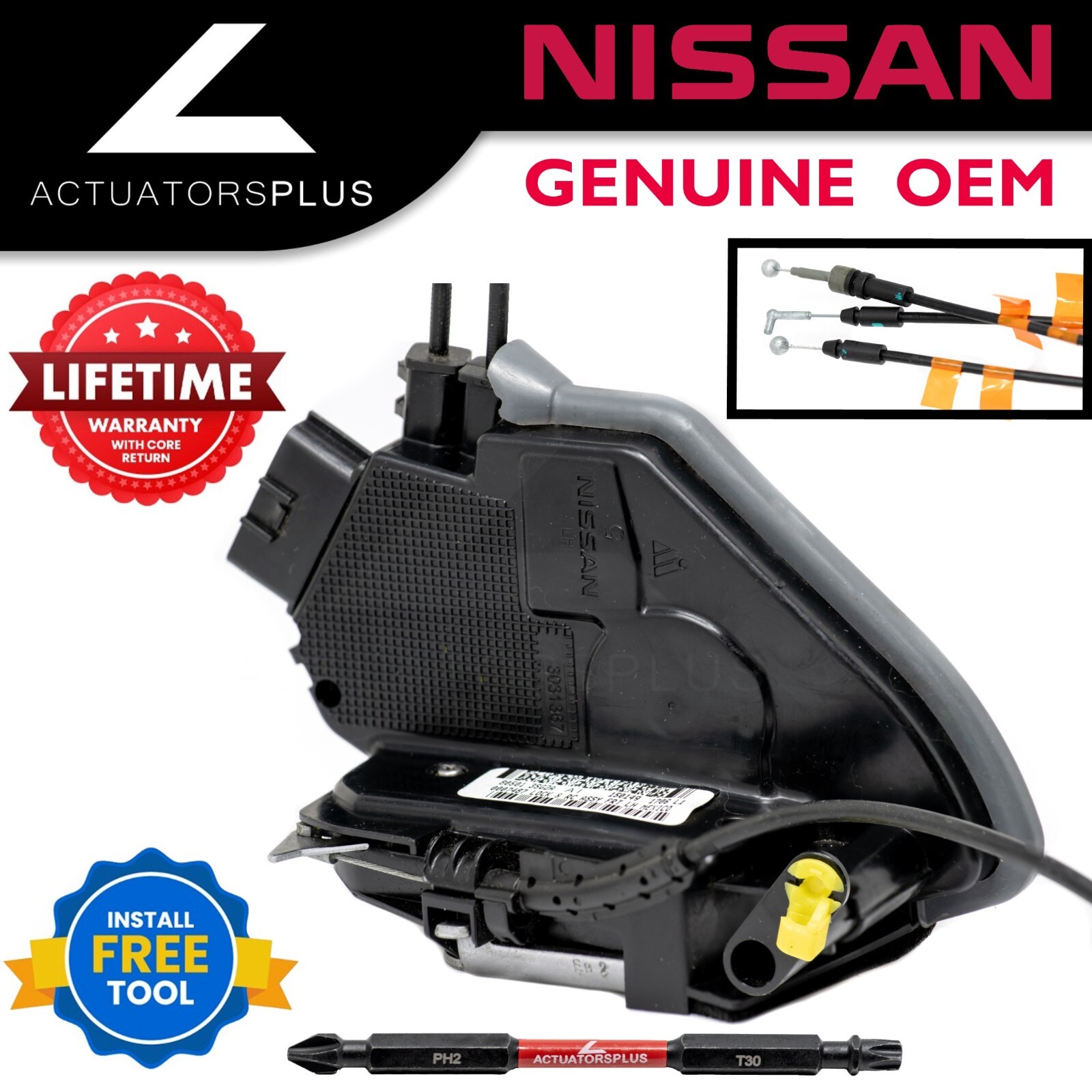 Nissan Sentra Genuine OEM Front Left Door Lock Latch Actuator 2013-2019 *w/I-Key