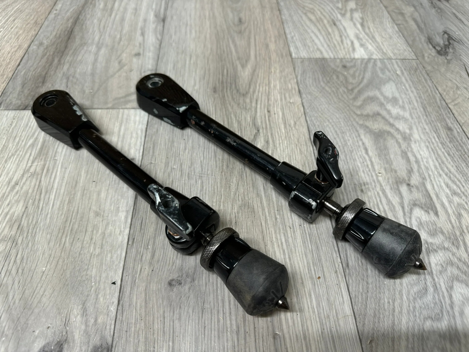 Pearl Vision Bass Drum Spurs Legs Hardware (Pair) / Black #WN36