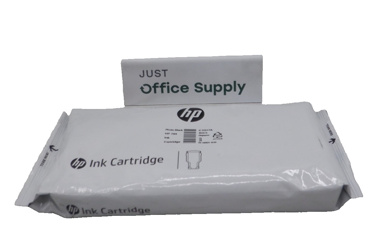 Genuine HP 764 Photo Black C1Q17A 300ml Bright Office Ink Cartridge F. Shipping