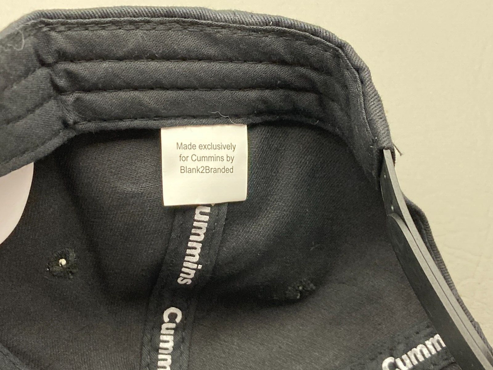 New Cummins Snapback Hat Black Cap