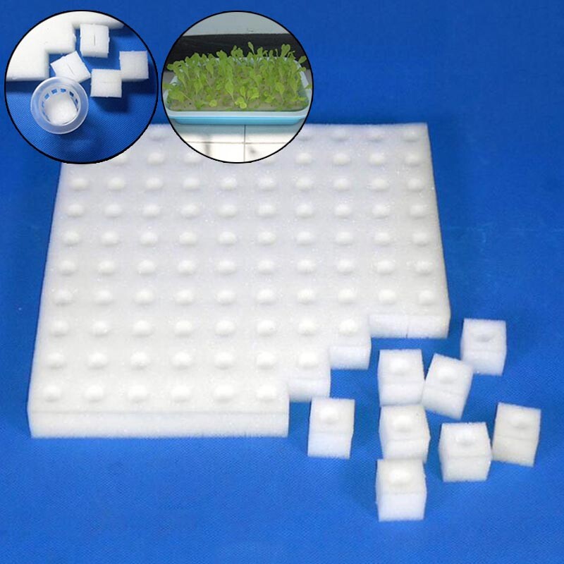 100x Soilless Hydroponic Sponge Greenhouse Plant Flower Cultivation Garden Tools