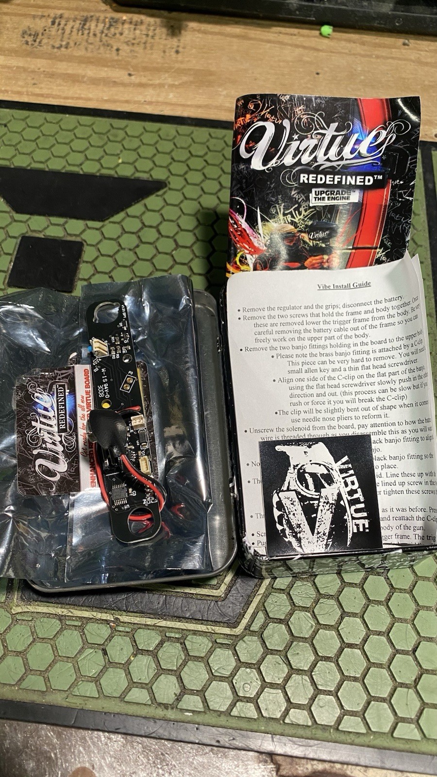 Virtue Redefined Smart Parts Vibe/SP1 Board Paintball
