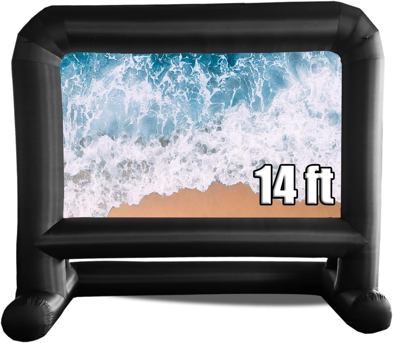 104 Inch Matte Inflatable Projector Screen - Perfect for Backyard Cinema Events